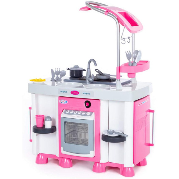 Детская кухня Полесье Carmen №7 с посудомоечной машиной и варочной панелью 47991