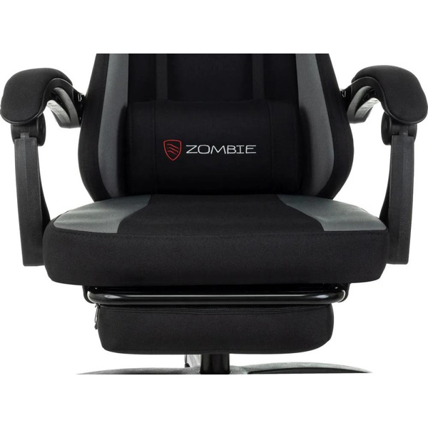 Кресло игровое ZOMBIE Weaver (черный/серый)