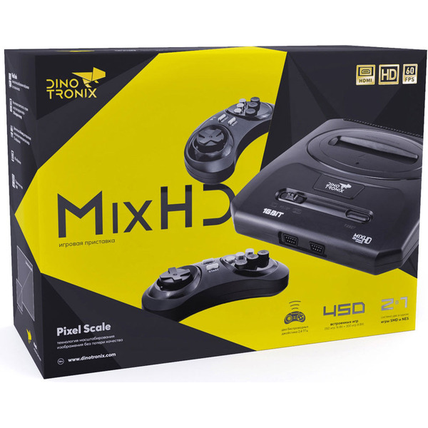 Игровая приставка Dinotronix MixHD ZD-10 (2 геймпада, 450 игр)