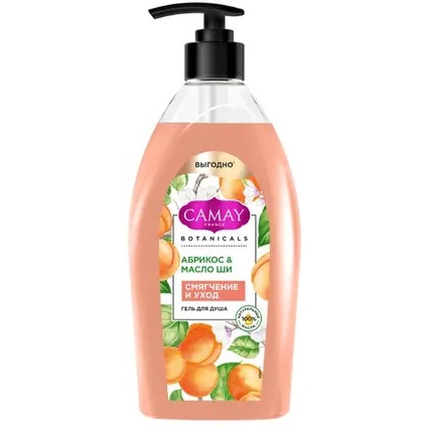 Гель для душа CAMAY Абрикос и масло ши 750 мл