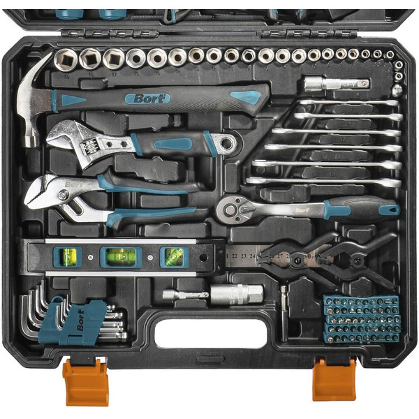 Набор ручного инструмента BORT BTK-210 (93418668)