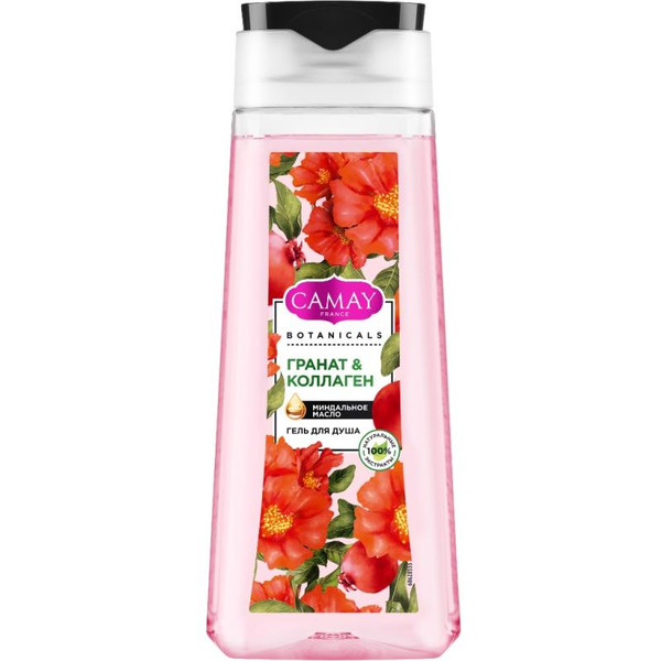 Гель для душа Camay Цветы граната 250 мл