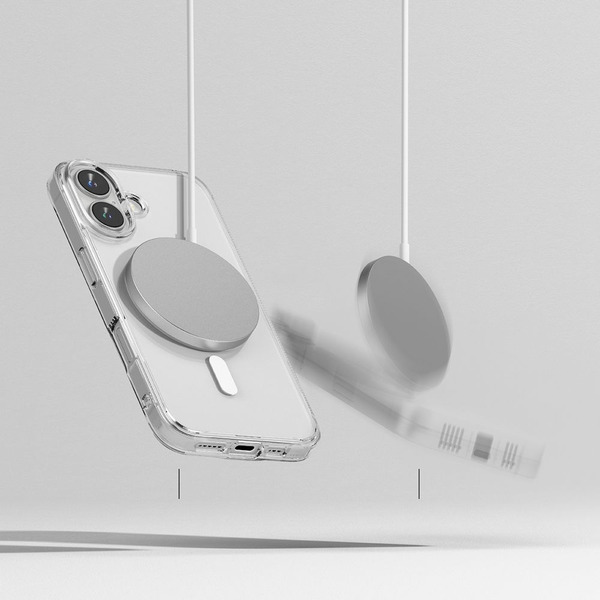 Чехол RINGKE FUSION MAGNETIC MAGSAFE для IPHONE 16 CLEAR