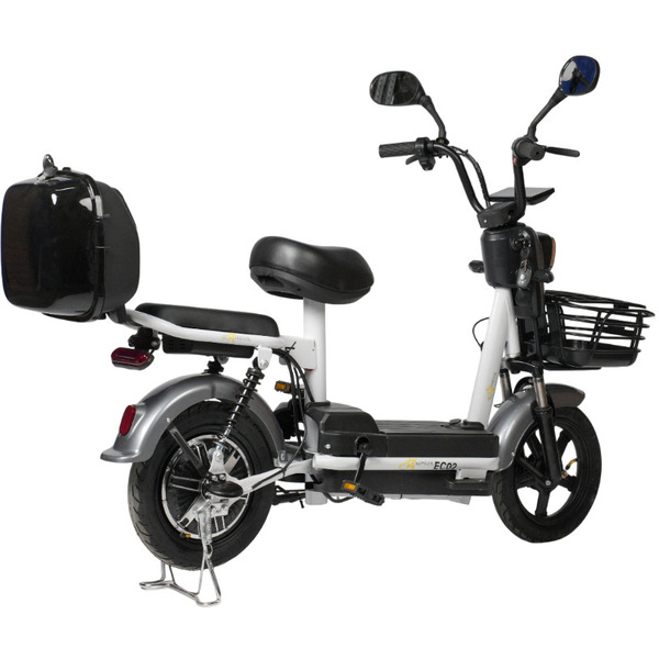 Электровелосипед NOVA EC-02 графит (с задним кофром)