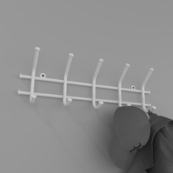 Вешалка настенная ЗМИ Норма 5 ВН24Б