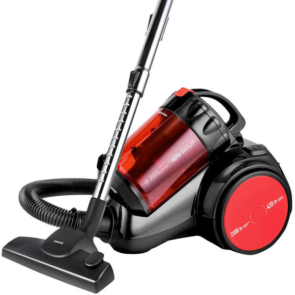 Пылесос Centek CT-2524 черный/красный