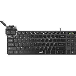 Клавиатура Genius SlimStar 126 (31310017417) черный