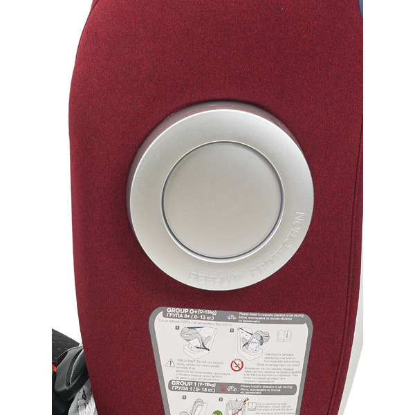 Автокресло Lorelli Lusso SPS Isofix (красный/черный)