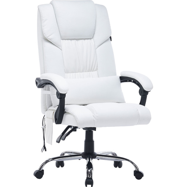 Кресло CACTUS CS-CHR-OC02M-WT (белый)