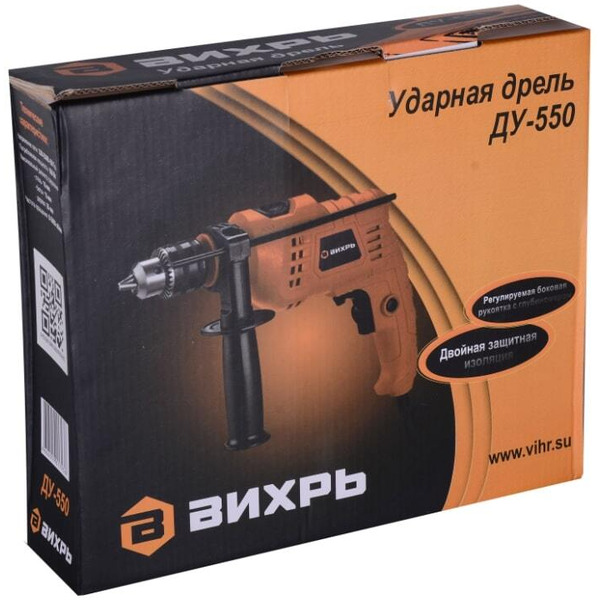Дрель Вихрь ДУ-550 (72/8/1)