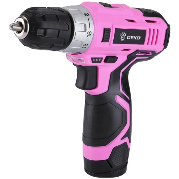 Дрель-шуруповерт Deko GCD12DU3 PINK SET2 (063-4171)