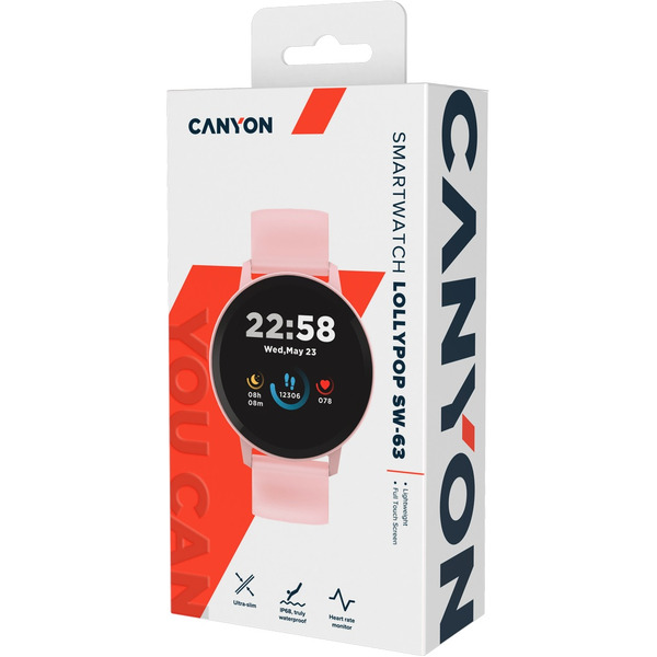 Смарт-часы CANYON Lollypop CNS-SW63PP