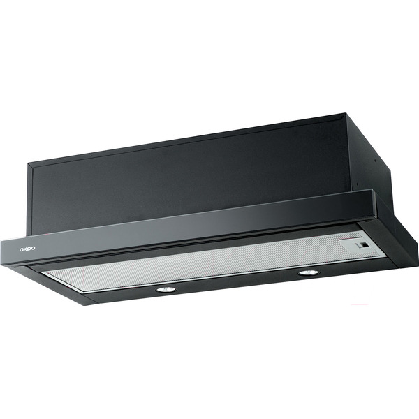 Кухонная вытяжка Akpo Light Eco Glass Twin 60 WK-7 Т-300 (черный)