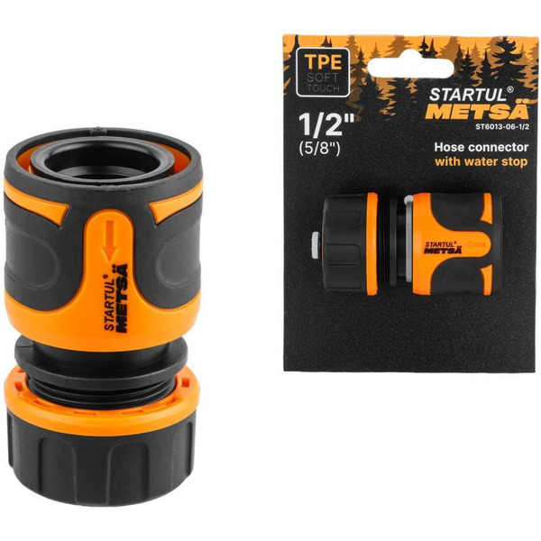 Муфта быстросъемная с автостопом STARTUL ST6013-06-1/2 ( 1/2"(5/8"))