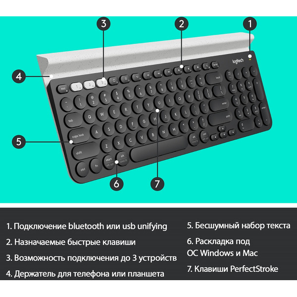 Клавиатура Logitech K780 (920-008043)