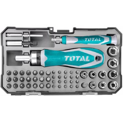 Отвертка с набором бит TOTAL TACSD30556 (55 предметов)