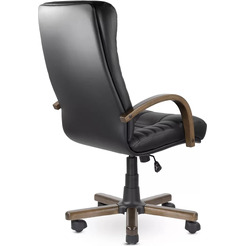 Кресло офисное UTFC Атлант В хром МБ К01 (черный)