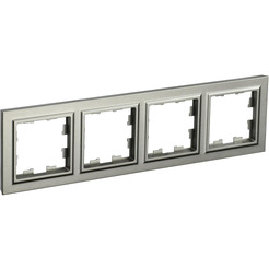 Рамка IEK Brite BR-M42-K37 BRITE (РУ-4-БрШ)