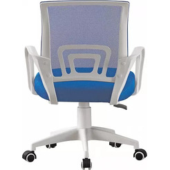 Кресло офисное Mio Tesoro Виола AF-C4021 (голубой/белый пластик)