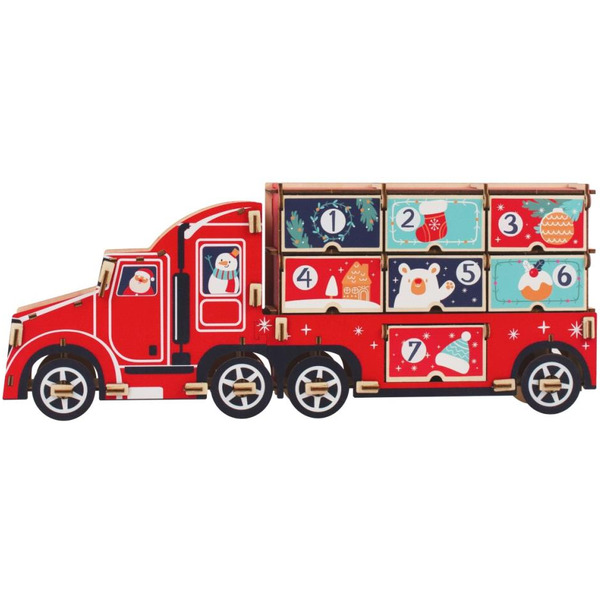 Адвент-календарь для мальчиков WOODY Машина 08323