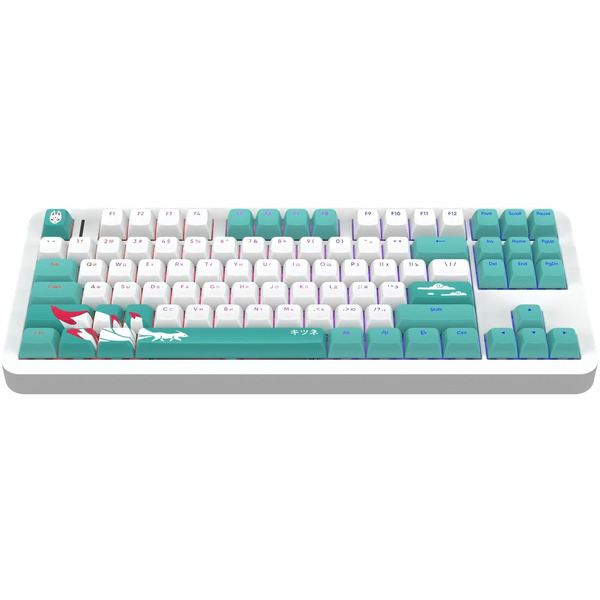 Клавиатура Red Square Alumix TKL Classic Kitsune RSQ-20052 (белый, g3ms Aquamarine)