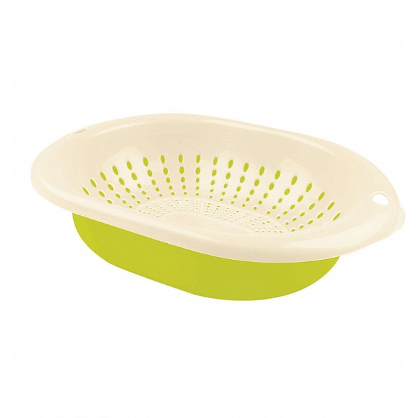 Дуршлаг Бытпласт 431212309 (зеленый)