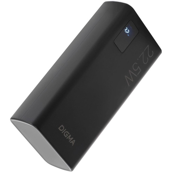 Мобильный аккумулятор Digma DGPF30A 30000mAh (черный)
