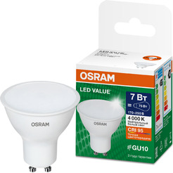 Светодиодная лампа OSRAM LVPAR1660 7SW/840 230V GU10 10X1