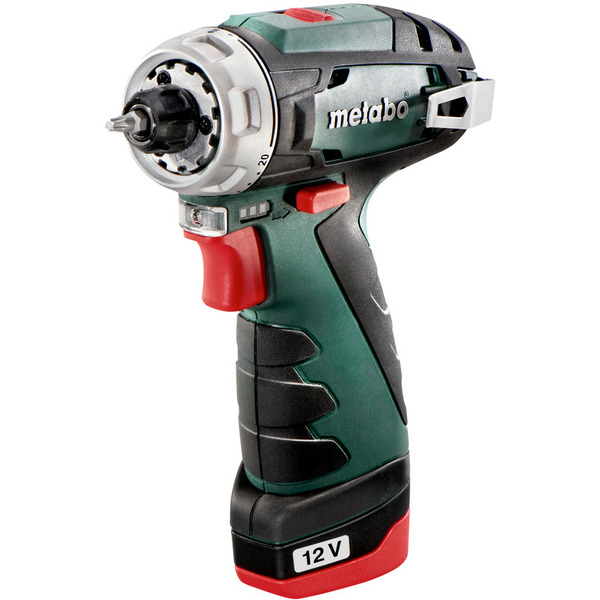 Дрель-шуруповерт Metabo PowerMaxx BS Basic (600984500) с 2-мя АКБ