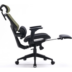 Офисное кресло CACTUS CS-CHR-MC01-LGNBK (черный/салатовый)