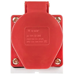 Розетка стационарная наружная EKF 124 3Р+РЕ 32А 380В IP44 PROxima