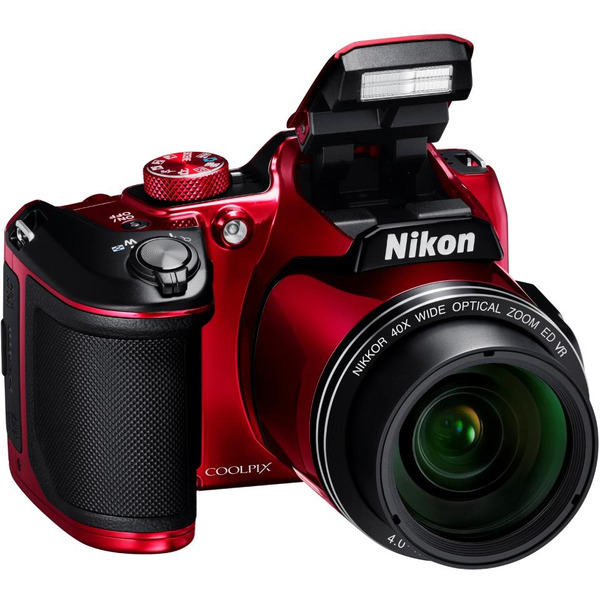 Цифровая фотокамера NIKON B500 красный