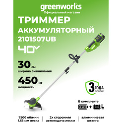 Триммер Greenworks G40LTK4 2101507UB