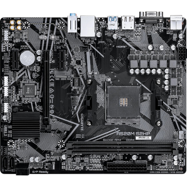 Материнская плата Gigabyte A520M S2HP