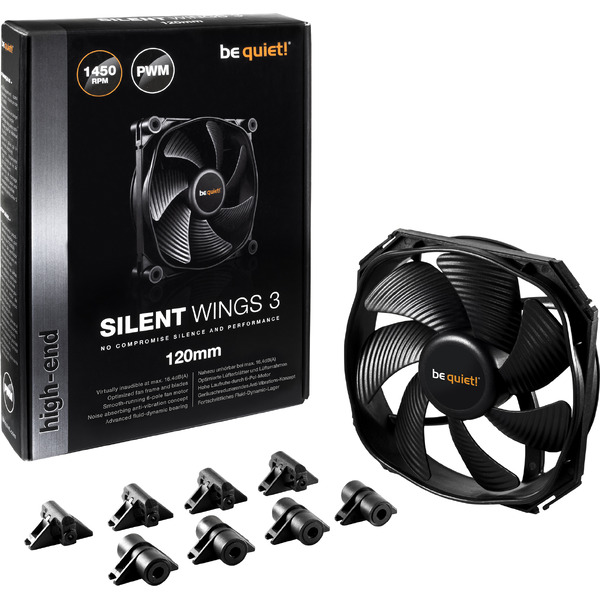 Кулер для корпуса be quiet! Silent Wings 3 120mm PWM (BL066)