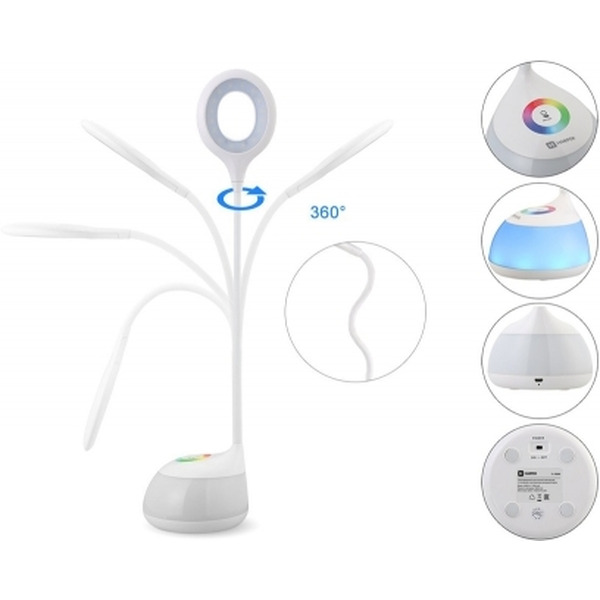 Светодиодный настольный светильник с ночником HARPER TL-PB888