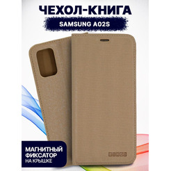 Чехол-книга Bingo Book для SAMSUNG Galaxy A02s Золотистый