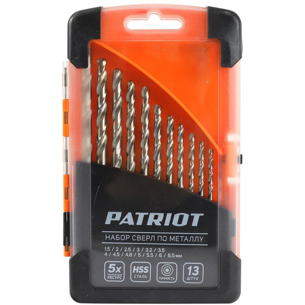 Набор сверел по металлу PATRIOT Hss 815010104 (1.5-6.5мм)