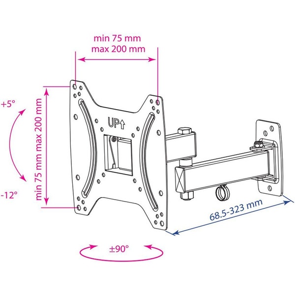 Кронштейн Kromax OPTIMA-204
