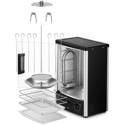 Электрошашлычница "2 в 1" Kitfort КТ-1409