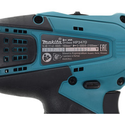 Дрель-шуруповерт Makita HP347DWE