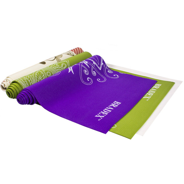 Коврик для йоги Bradex SF 0404 с рисунком ГРИН