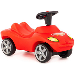 Каталка-автомобиль Полесье  "Пожарная команда" со звуковым сигналом