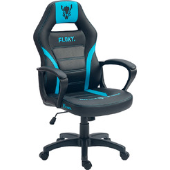 Кресло компьютерное FLOKY VIBE Aqua-Black