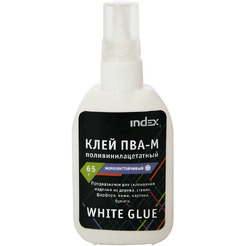 Клей ПВА-М INDEX, 65 г, с дозатором, арт. IWG65