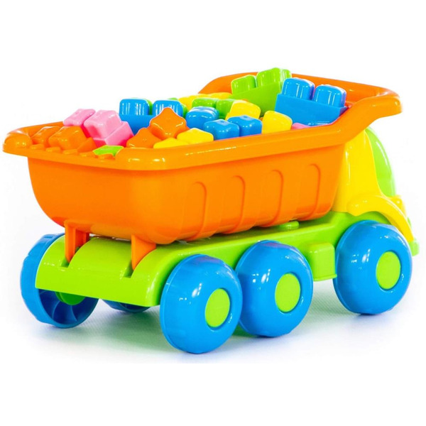 Игровой набор Полесье "Автомобиль с конструктором"(35 элементов)