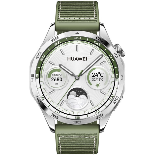 Смарт-часы HUAWEI Watch GT 4 Green Woven Strap (PNX-B19) 46mm