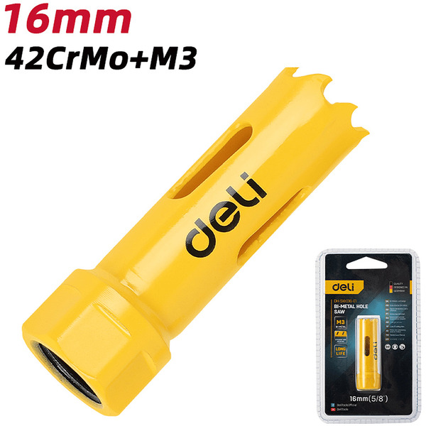 Коронка биметаллическая Deli EDH-SKK016-E1