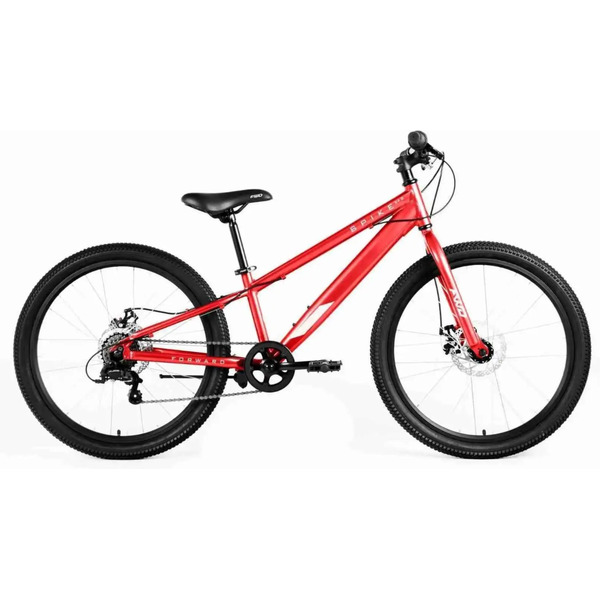 Велосипед Forward Spike 24 D р. 11 (IB3F47133XRDXWH) красный/белый