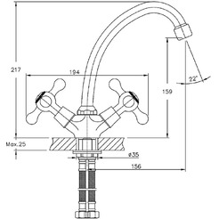 Смеситель Haiba HB4927
